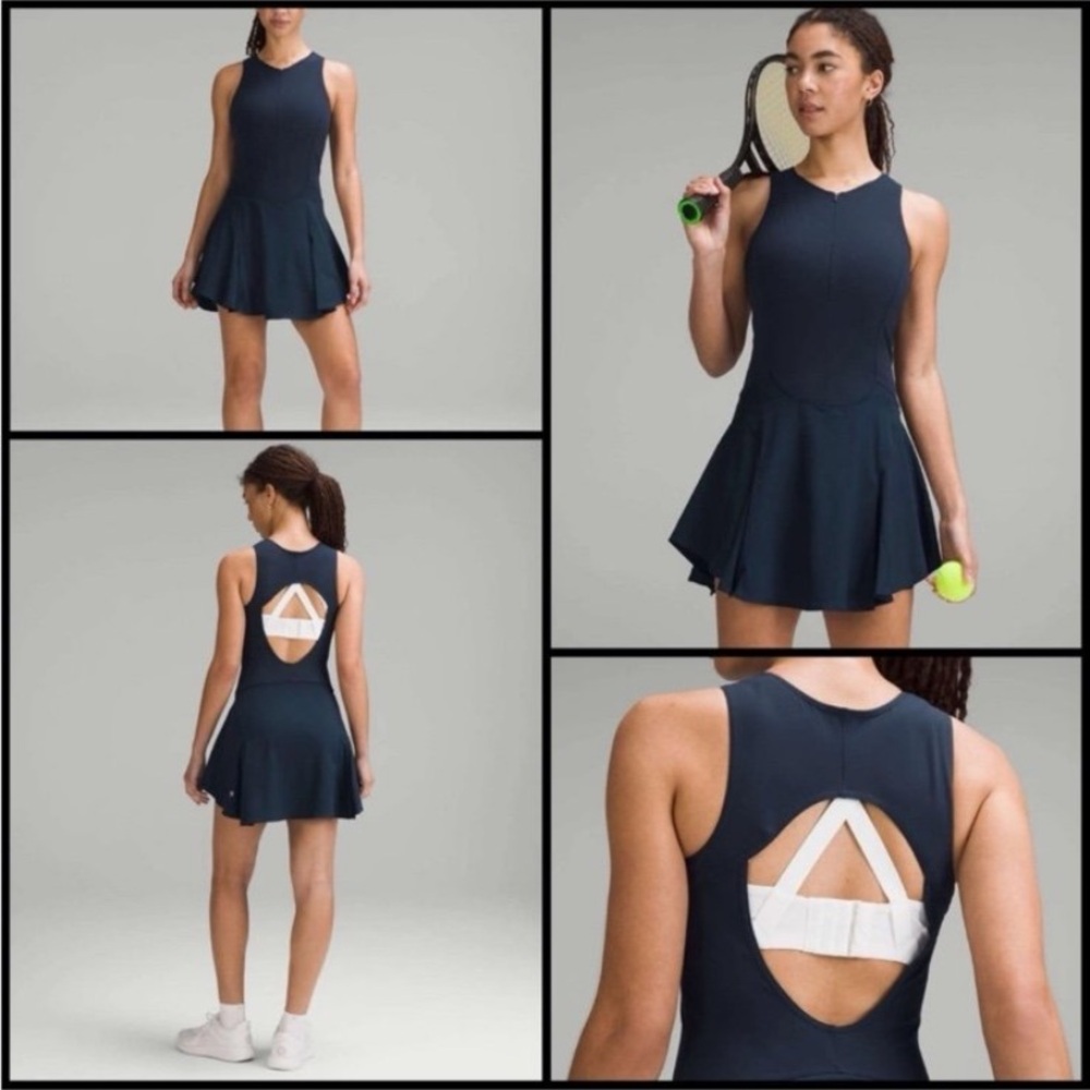 Lululemon Everluxe lined Tank Tennis Dress Navy Size 10